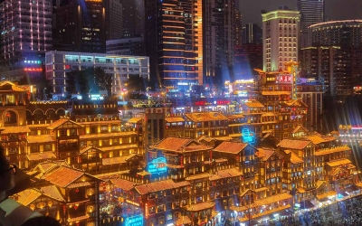 Private Chongqing Night View Tour with Hot Pot or Local Dinner