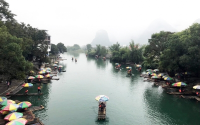 Private Day Tour in Yangshuo: Biking, Moon Hill, Xingping River Boat, and Lunch