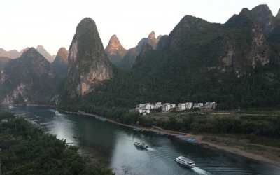 Half Day Private Tour to Xianggong Mountains and Tea Plantation from Yangshuo