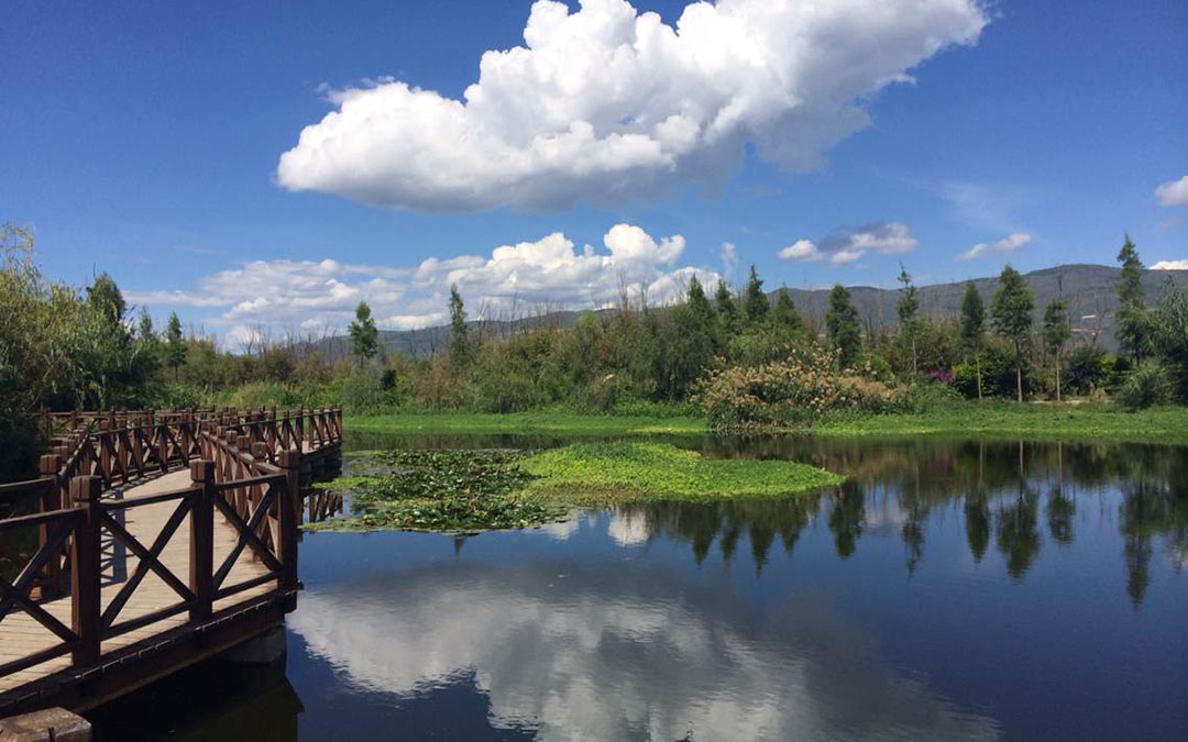 Cangshan Mountain and Erhai Lake